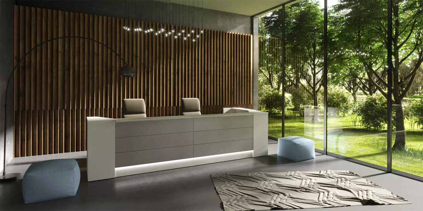 reception completa di arredo a Monza