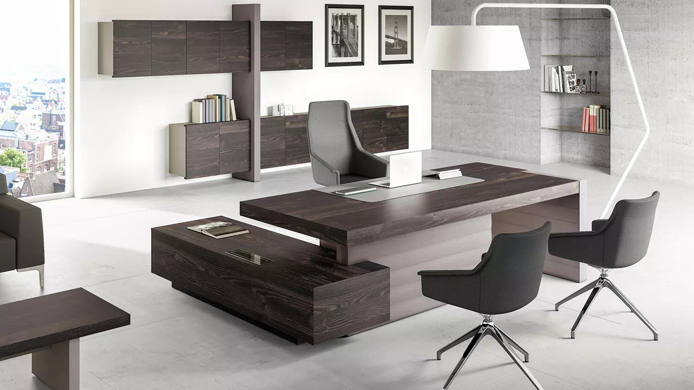 render ufficio direzionale completo